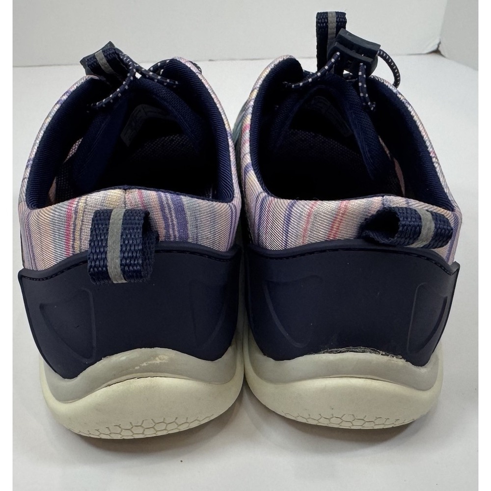 Lands' End Water Shoes Women's 7.5 Navy Striped Quick Dry Drain Sole Beach Wear - Picture 5 of 10